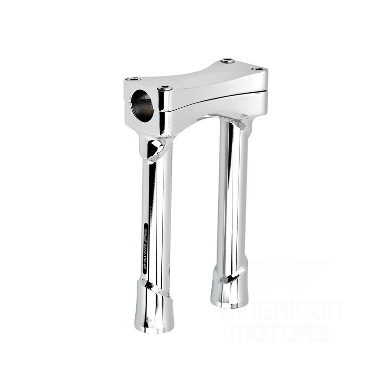 MOCOWANIE KIEROWNICY RISERY BILTWELL 8" MURDOCK 1.125" (28.6mm) CHROMOWANE