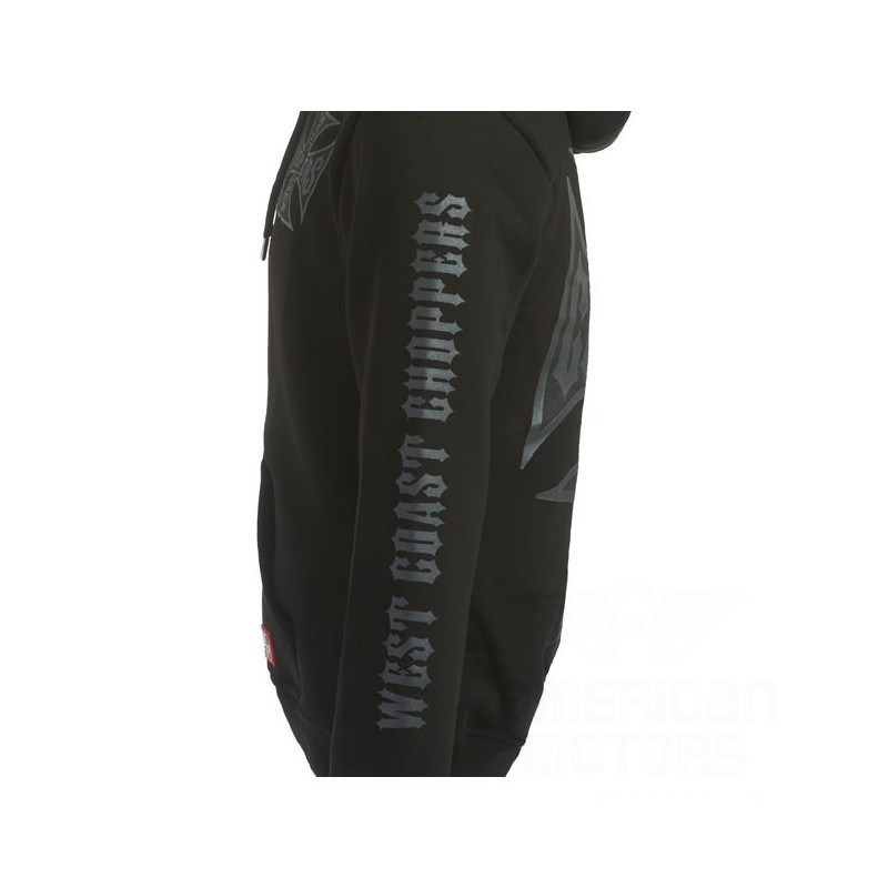 BLUZA WCC OG BLACK LABEL ZIP HOODIE CZARNA M
