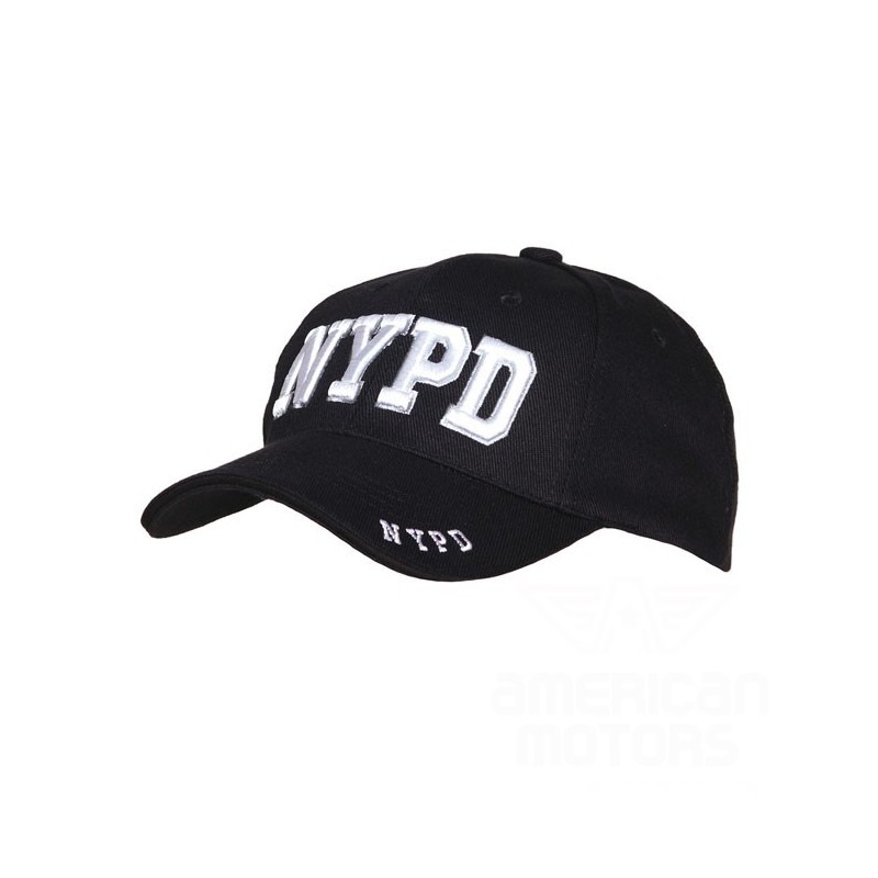 Czapka z daszkiem NYPD czarna