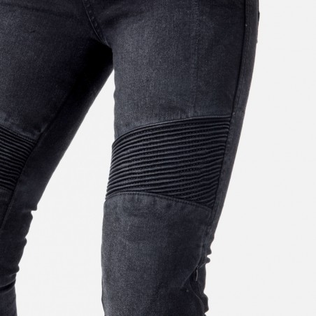 SPODNIE JEANS OZONE AGNESS II LADY WASHED BLACK
