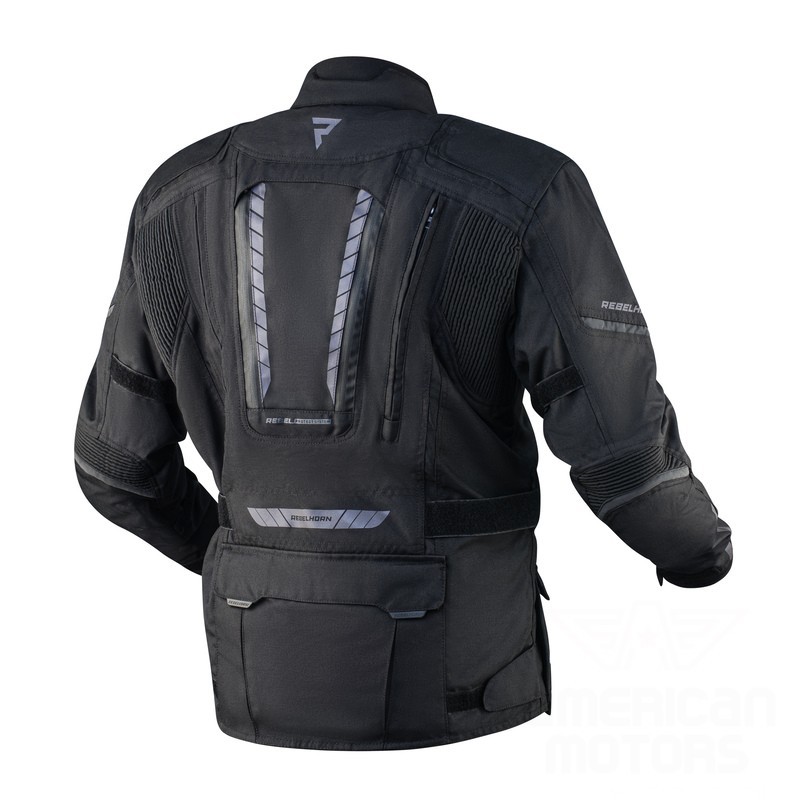KURTKA TEKSTYLNA REBELHORN HIKER III BLACK