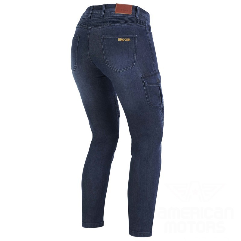 Spodnie jeans Broger Ohio lady tapered fit raw navy