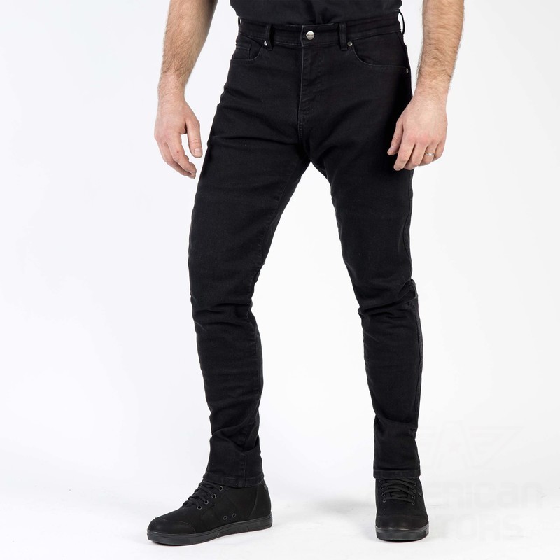SPODNIE JEANS OZONE STRIKER SLIM FIT BLACK