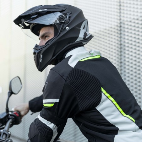 Kurtka tekstylna Rebelhorn Flux black & ice & flo yellow