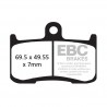 KLOCKI HAMULCOWE INDIAN EBC DOUBLE-H SINTEROWE PRZEDNIE