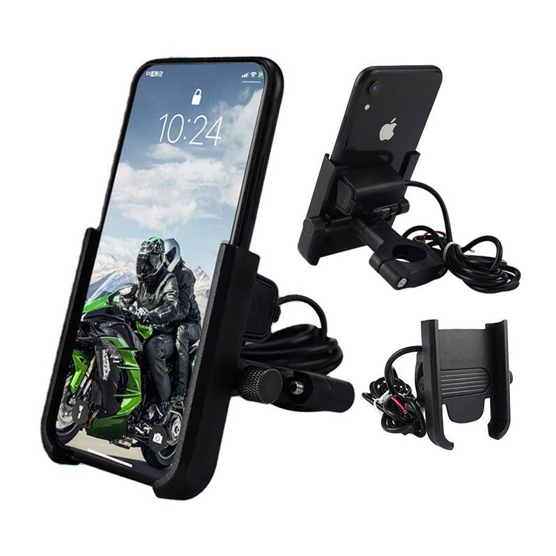FreedConn uchwyt na telefon z ładowarką USB MC10A