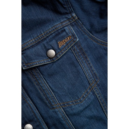 KURTKA JEANS BROGER FLORIDA WASHED BLUE M