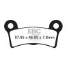 Klocki Hamulcowe EBC FA605/4V V-Pad półmetaliczne tylne Harley-Davidson Tri Glide 2009-2013