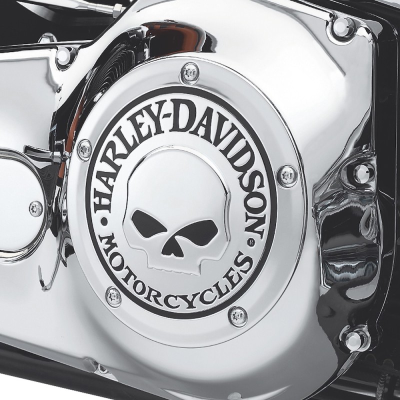 Dekiel pokrywy sprzęgła Harley-Davidson Willie G Skull OEM 25441-04A