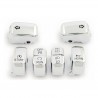 HANDLEBAR SWITCH CAP KIT, CHROME