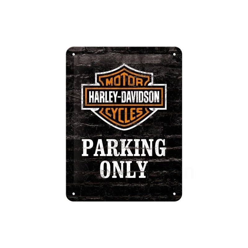 Blacha 15x20cm Harley-Davidson Parking Only